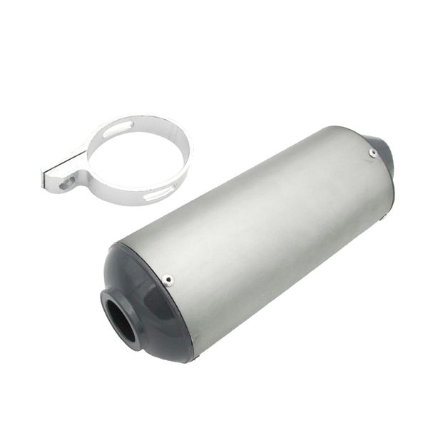 

28mm fish mouth tip pipe silencer+clamp for 125cc 140cc 150cc pit dirt bike