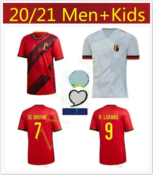

man + kids 2020 бельгия опасности de bruyne mertens carrasco футбол джерси главная 20 21 kompany r.lukaku сборная далеко футбол рубашки, Black;yellow