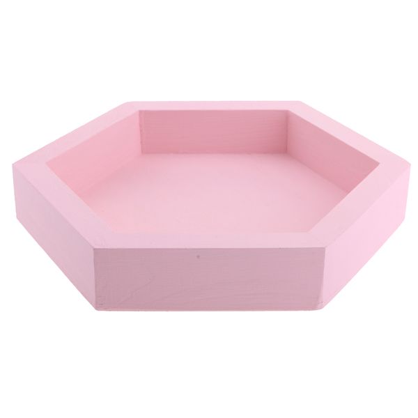 

1x l serving tray colorful style dish cup glass cake set hexagon wooden