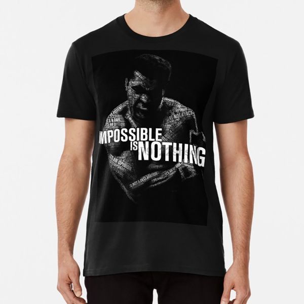 

mohamed ali impossible is nothing t shirt boxing mohamed ali quote
