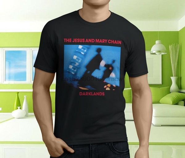 

new cool the jesus and mary chain darklands rock men's black t-shirt size s-3xl