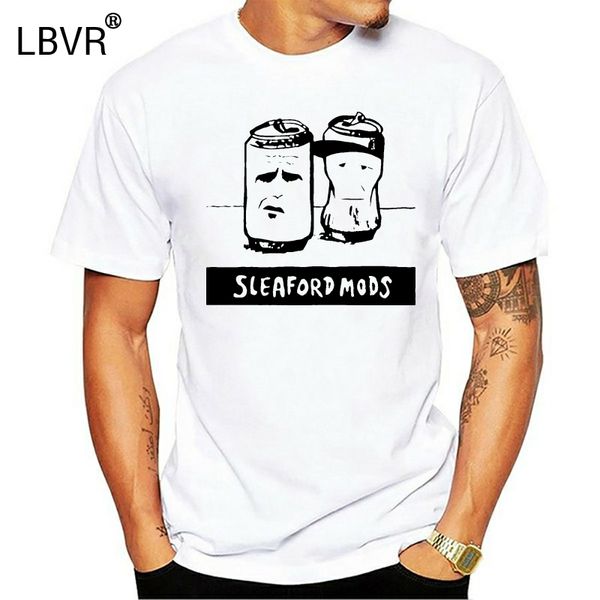 

men tshirt sleaford mods cans t shirt printed t-shirt tees top