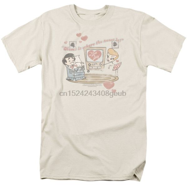 

i love lucy show lucille ball home is where the heart is t-shirt all sizes