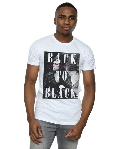 

2020 amy winehouse men back to black t-shirt men t-shirt