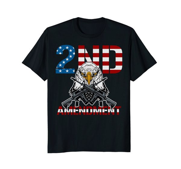 

2019 100% cotton second amendment om tshirt summer style tee shirt