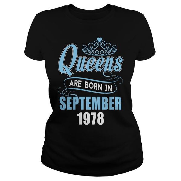 

men short sleeve tshirt 1978 queen are born september 1978 shirts women t-shirt