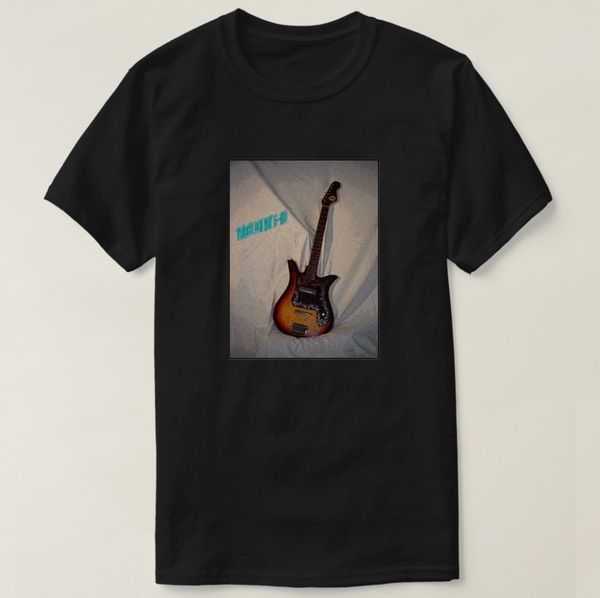 

2019 отпечатано men t shirt хлопок с коротким рукавом vintage teisco гитара рубашка женщины тенниска