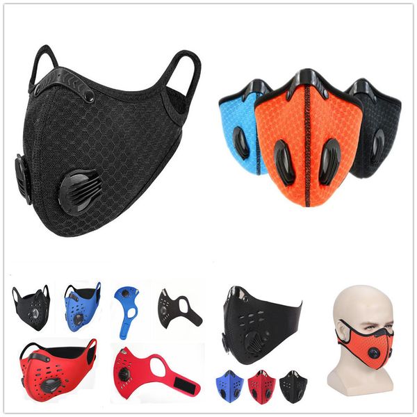 

pcs half household 1 hom protective face mask training mask anti-pollution running activated carbon filter pm2.5 washable mask m11-1