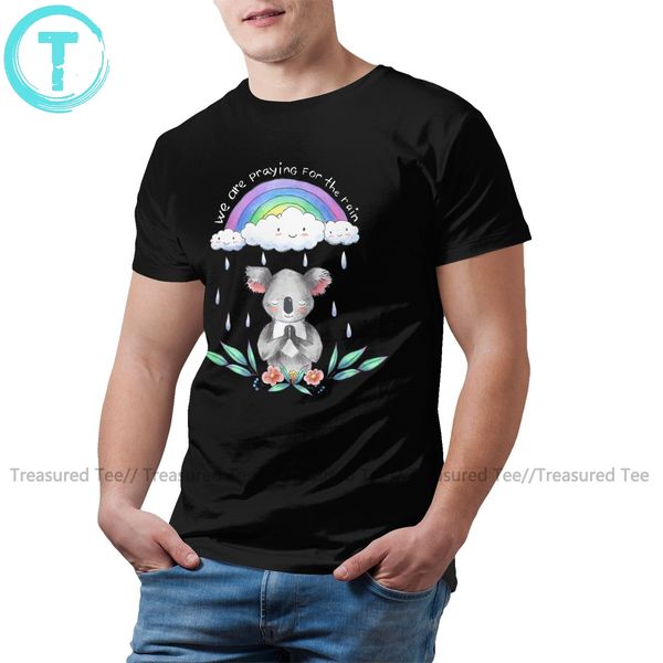 

коала t shirt сохранить koala благотворительность футболка с коротким рукавом высокий майка печати мужчины классический 100 хлопок tshirt