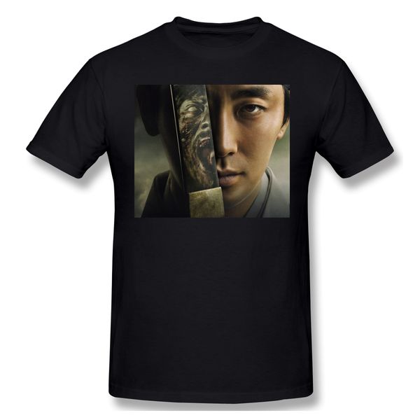 

бой зомби футболки cotton королевство seson 2 корея zombie tv серии t-shirt hipster ofertas o шеи повседневный tshirt идея подарка