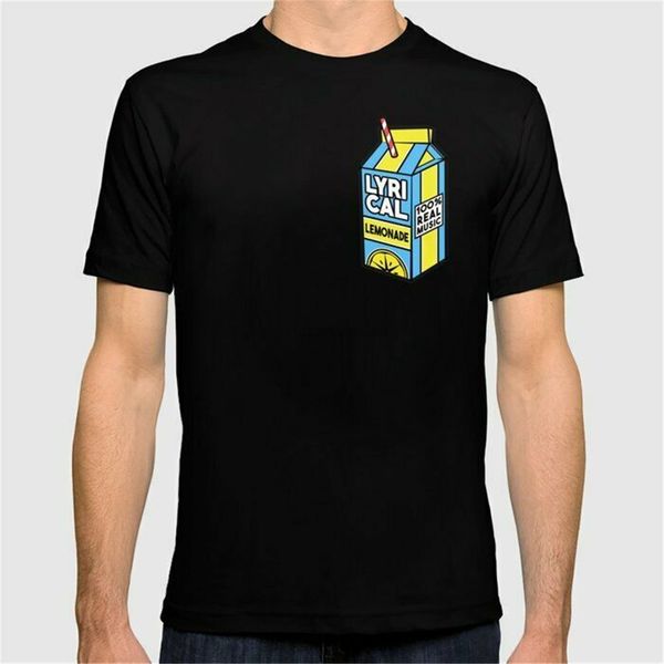

лирический лимонад merch мужские футболки black diy prited tee shirt
