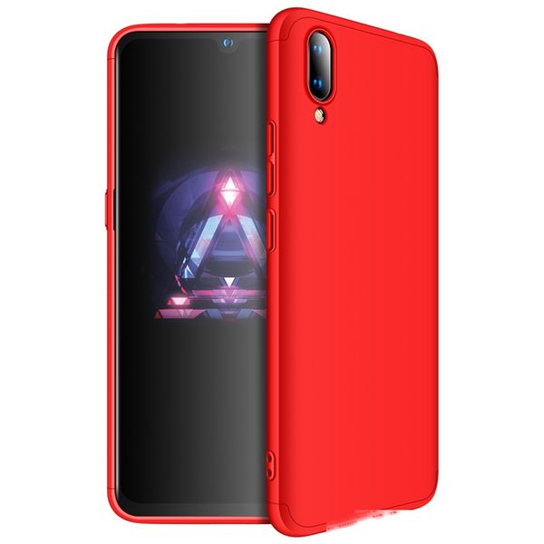 

3 in 1 360 degrees full body protection anti-scratch shockproof matte ultra slim pc hard case for vivo x21i