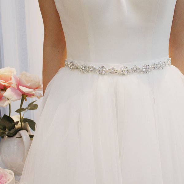 

slbridal свадебные аксессуары pearls свадебные пояса сатин стразы вечерние платья пояса bridal ленты орденской bridesmaids женщины y200730, Black;brown