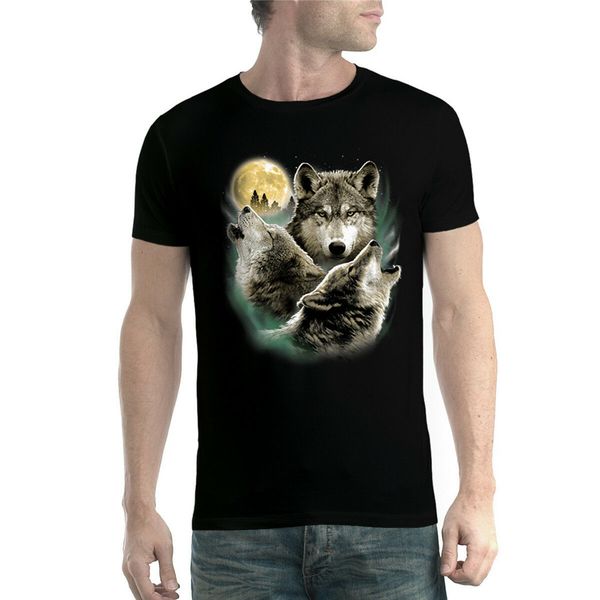 

волки орды wolf moon футболка мужская xs-3xl мода классический стиль tee shirt