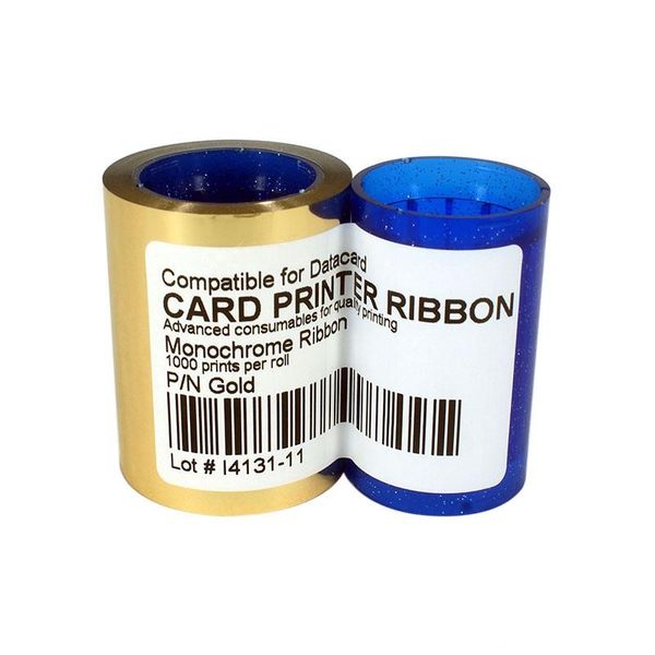 

ribbon for datacard pn dc285gl ribbon gold print 1000 sheets / roll