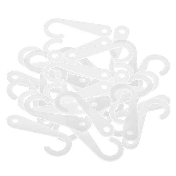 

50 pieces plastic j hooks hanger for socks retail clothes display hanger accessories, Black