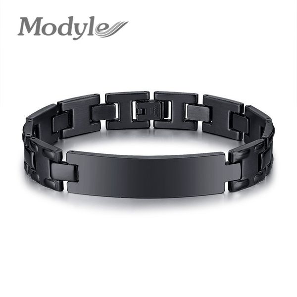 

modyle 2020 new stainless steel bracelet watch brands men's black color bangle