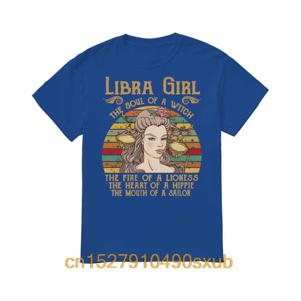

libra girl the soul of a witch zodiac pride sunset shirt