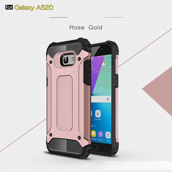 

shockproof heavy duty phone case anti scratch armor protective impact resistant silicone cover for samsung a520