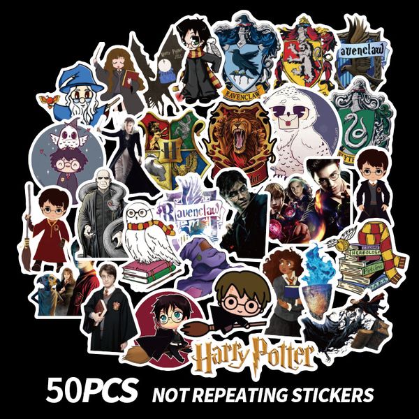 

harry potter stick 50pcs harry potter pasters fans decals scrapbooking diy stickers decorations phone waterproof cartoon accessories gifts