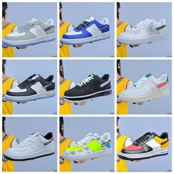 

2020quality мужчины air 1 полезность candy macarons женщины af обувь 1 shadow sport dunnk one lightweight high top скейтборда кроссовки, Black
