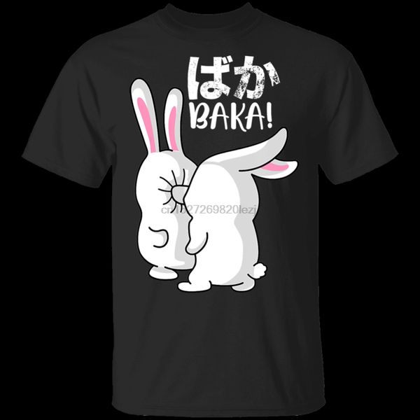 

мужские смешные аниме baka кролик бака японского аниме lover black футболка m xxxl