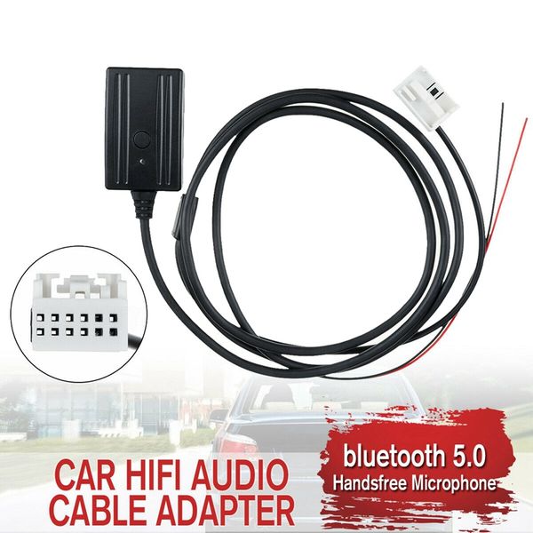 

car bluetooth 5.0 o hifi cable adaptor microphone for- e60 e63 e64