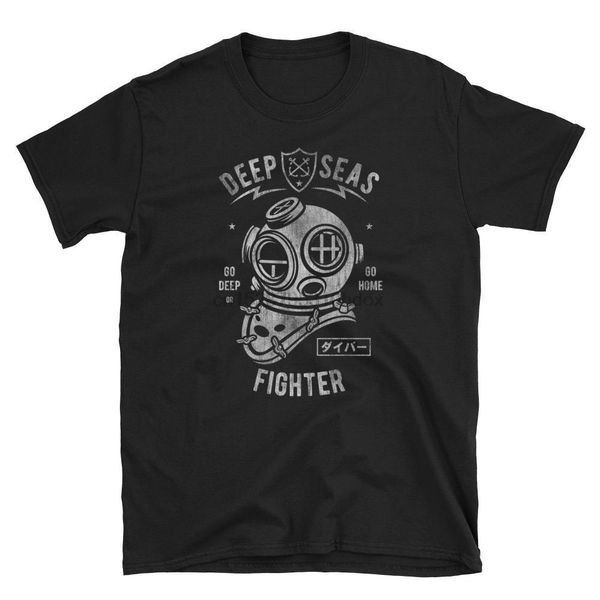 

2020 new mens deep sea fighter vintage military navy men t-shirt tee shirts