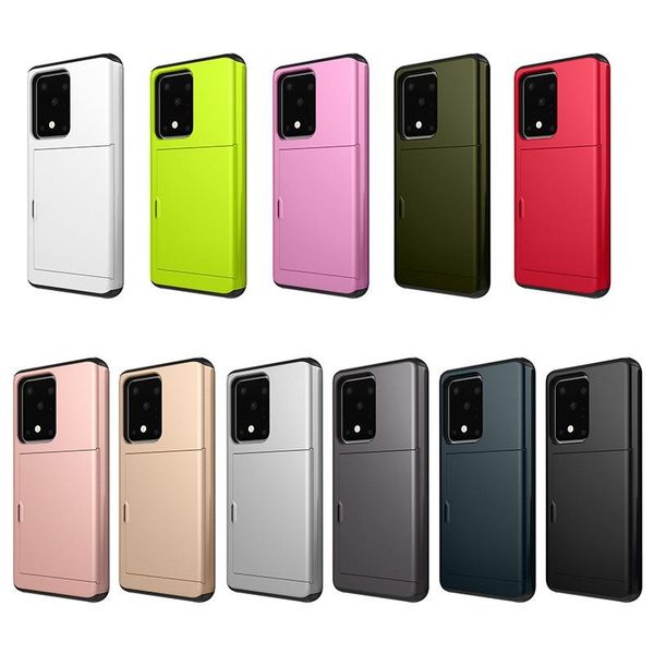 

for samsung galaxy s20 case card slot soft tpu back cover case armor hybrid case for samsung s20 plus ultra