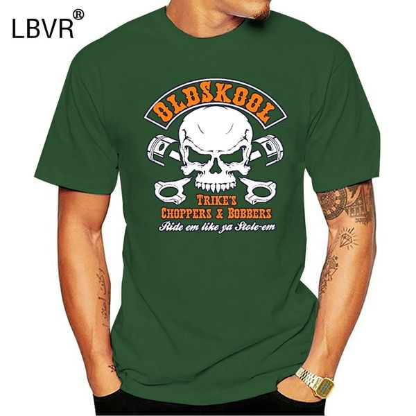

summer style new t-shirt men novelty hip hop rock t-shirts men oldschool chopper bobber classic biker vintage trike t shirt