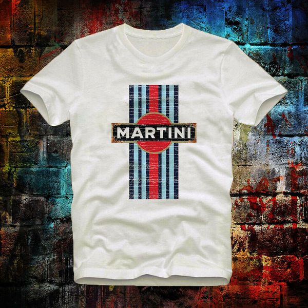 

martini racing car vintage retro unisexmen's ladies t shirt men women 559b tee shirt custom graphic
