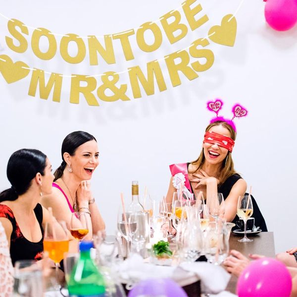 

1pc wedding party banner wedding accessories party pull flags supplies decoration for festival