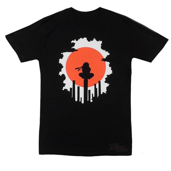 

naruto shippuden red sun anime licensed t shirt men women plus size tee shirt