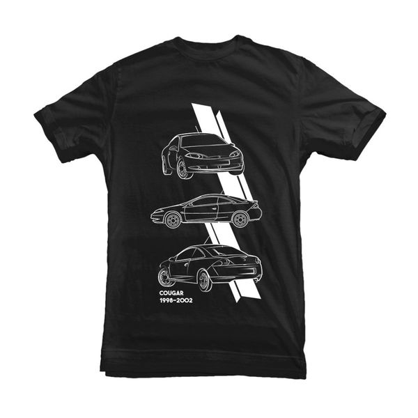

american classic car cougar for boyfriend, dad gift 2019 cotton casual brand movie tee shirt
