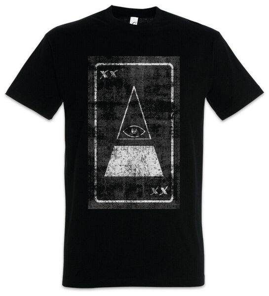 

таро глаз иллюминаты t-shirt карты карты symbol войти логотип insignia