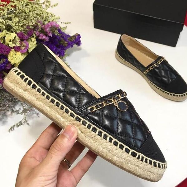 

european and american new ladies fashion casual shoes, unique letter chain, 6 colors of comfortable breathable ladies fisherman shoes, Black