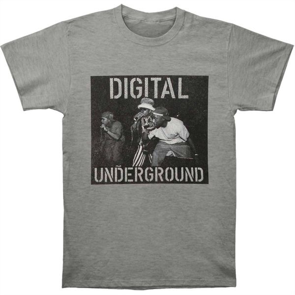 

digital underground men's mic on stage t-shirt large heathernew t shirt spring summer
