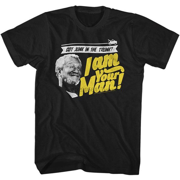 

sanford and son t-shirt in sizes sm - 5xl redd foxx black junk in the trunk 2