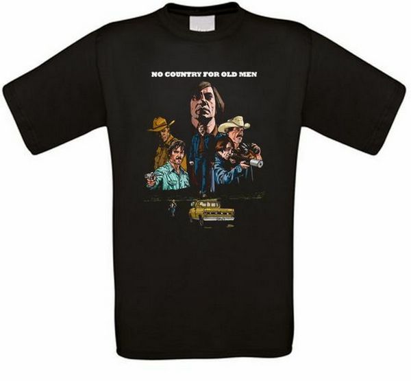 

no country for old men javier bardem coen movie culto sportswear men tee shirt