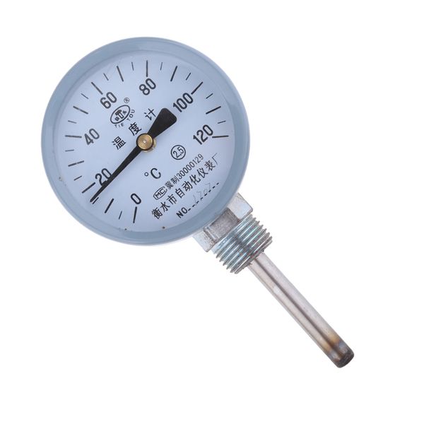 

stainless steel pipe dial temperature gauge accurate industry thermometer for space, oil, gas