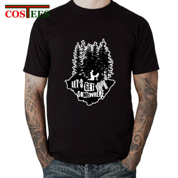 

let's get ride in the forest t shirt women men mountains tree hiking tee wild t-shirt nature cotton tee shirt o-neck apparel