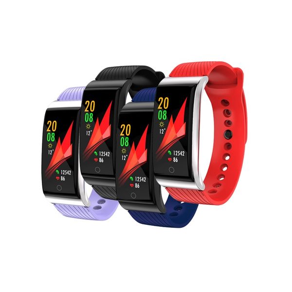 

new 2018 smart band bracelet fitness tracker 0.96 inch full color ips hd display life waterproof heart rate monitor smart wristbands