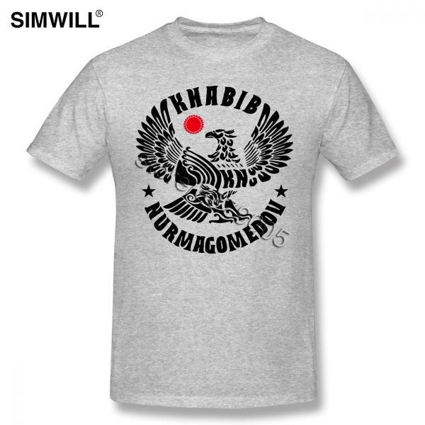 

awesome khabib nurmagomedov tshirt for men print soft cotton tees round collar short sleeve t shirts