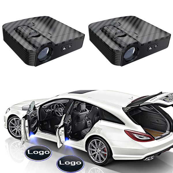 

1pcs universal wireless led car door welcome laser projector logo ghost shadow light car accessories