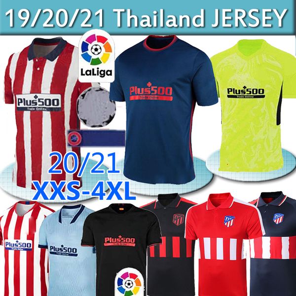 

20 21 joÃ£o fÃ©lix atletico de madrid soccer jerseys 2019 2020 koke diego costa griezmann camiseta de fÃºtbol llorente men kid football jerseys, Black;yellow