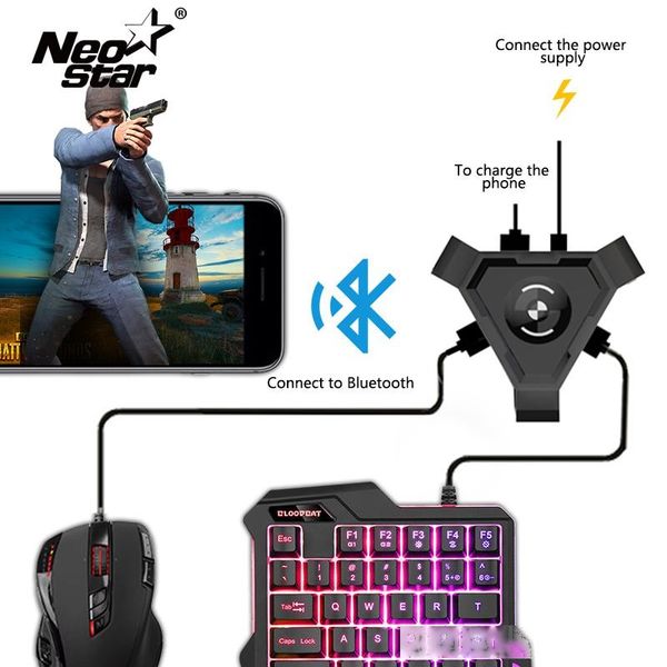 

mobile gamepad controller gaming keyboard mouse converter for ios/android for ps4 xbox one nintendo switch console