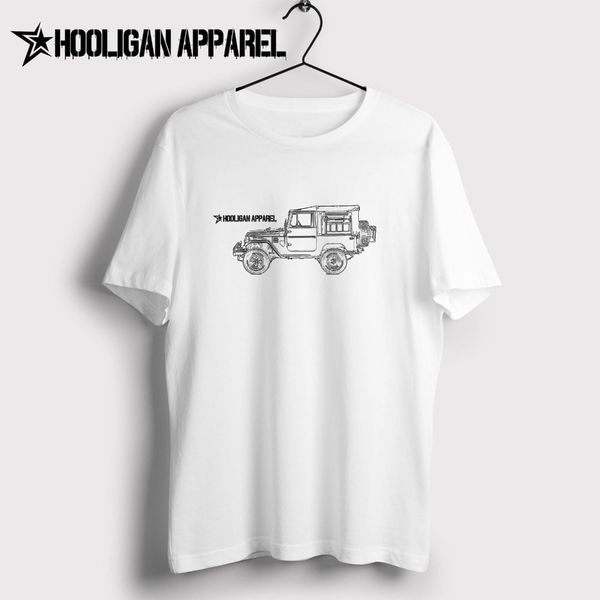 

toyo land cruiser fj49 tonka truck custom 4x4 inspired car art 100% cotton short sleeve o-neck shirts hip hop shirts
