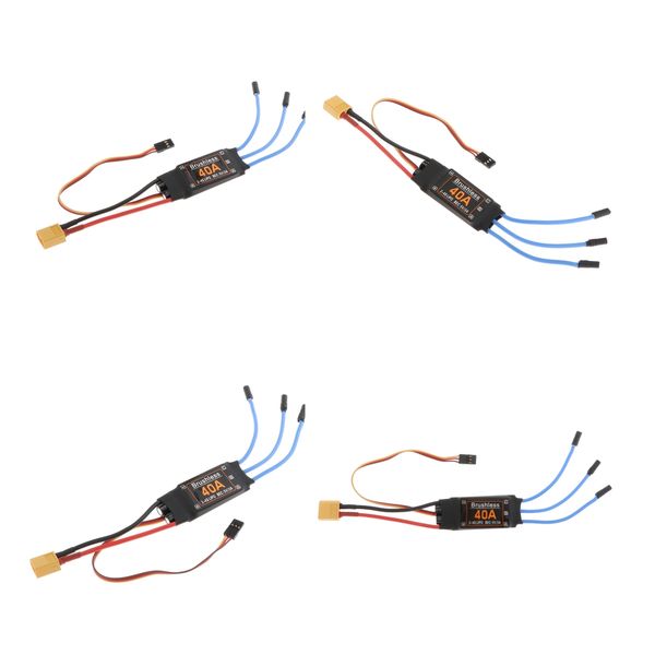 

4pcs 40a brushless esc xt60 plug rc quad helicopter drone airplanes toys