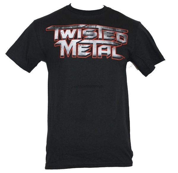 

twisted metal mens t-shirt - metal word style logo