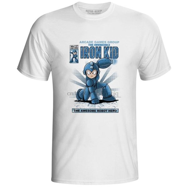 

the invincible iron mega kid t shirt retro video game t-shirt white men women tee